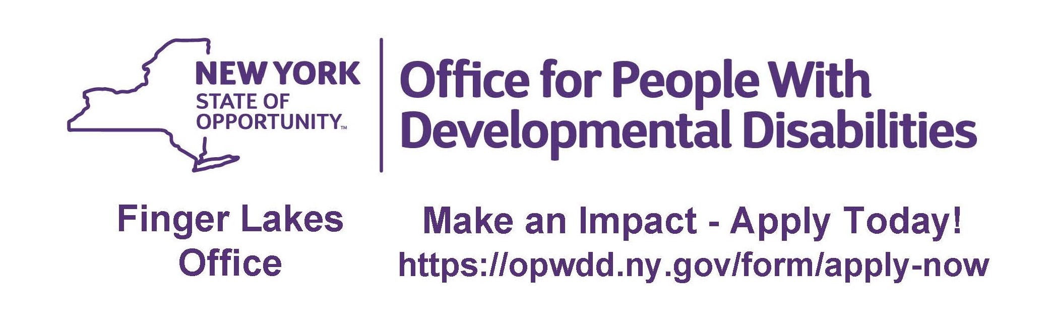 OPWDD Logo - Finger Lakes Office_ Apply Today