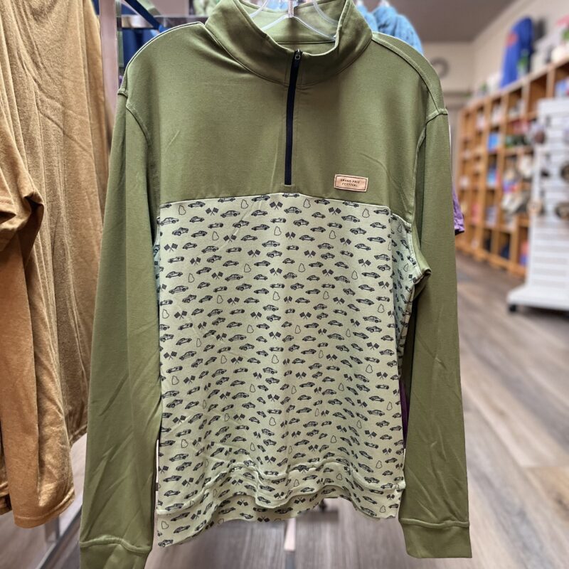 Grand Prix Festival Multi Car 1/4 Zip Long Sleeve